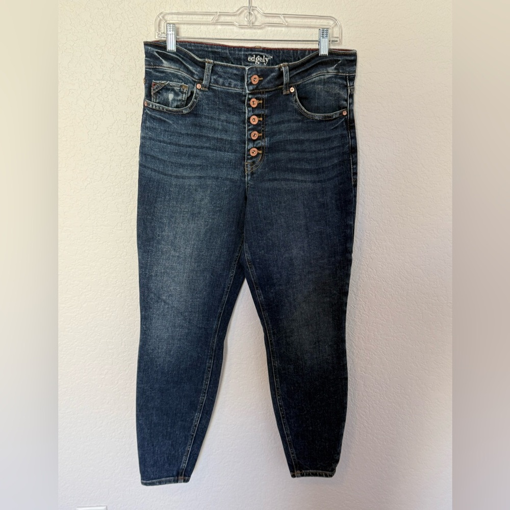 Maurices High Rise Dark Blue Jeans